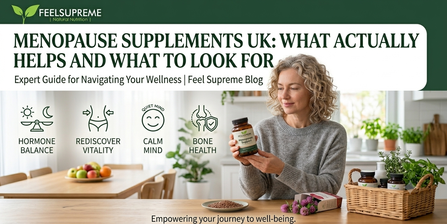 Menopause Supplements UK: What Actually Helps and What to Look For