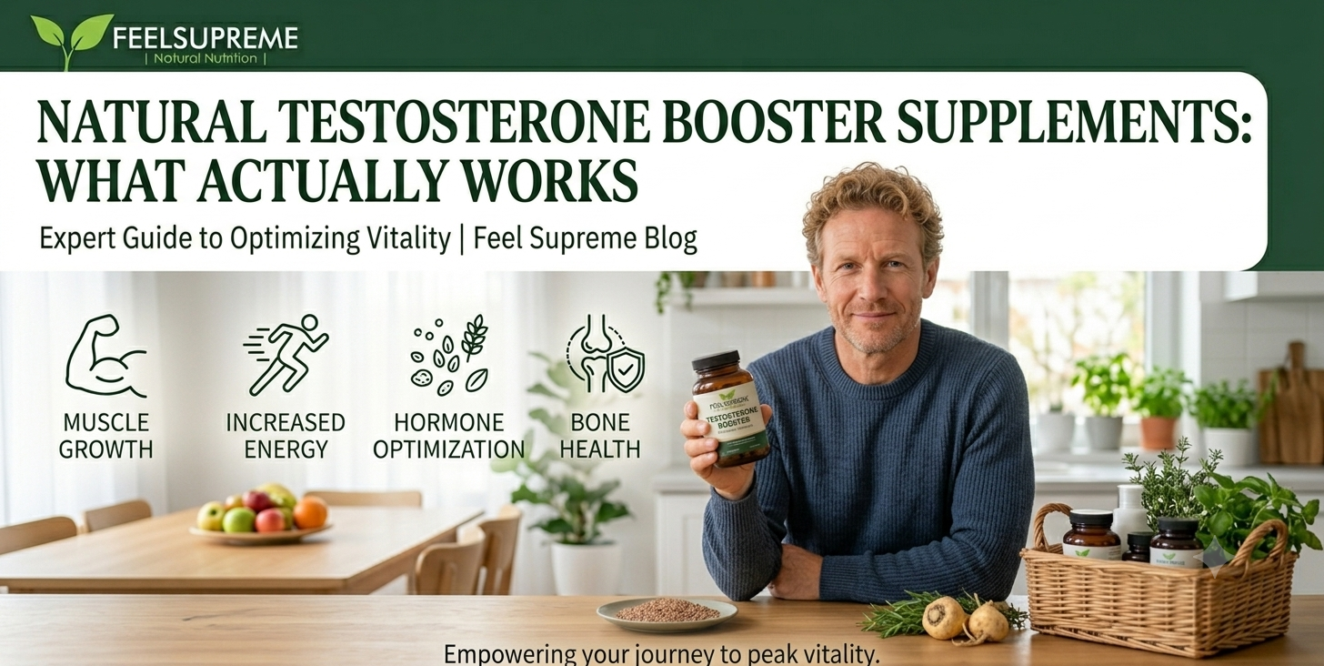 Natural Testosterone Booster Supplements: What Actually Works