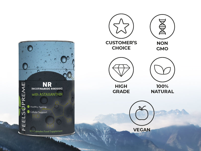 NR Capsules With Astaxanthin | NAD+ Booster