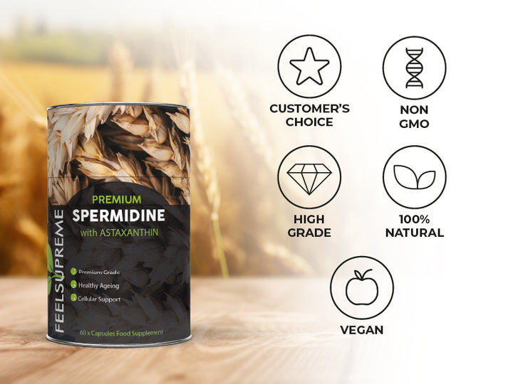 Spermidine Capsules With Astaxanthin