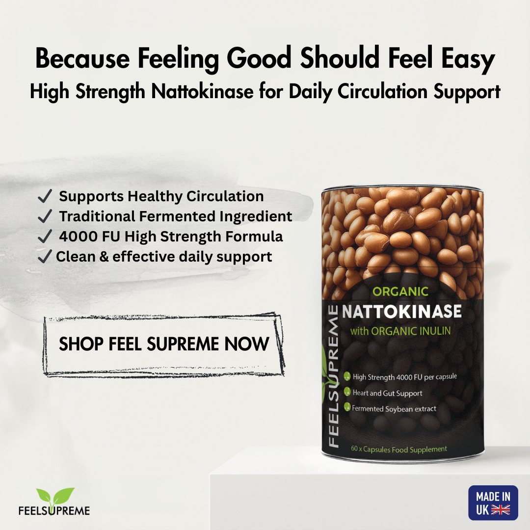 Nattokinase 4000FU – High Strength Circulation & Cardiovascular Support