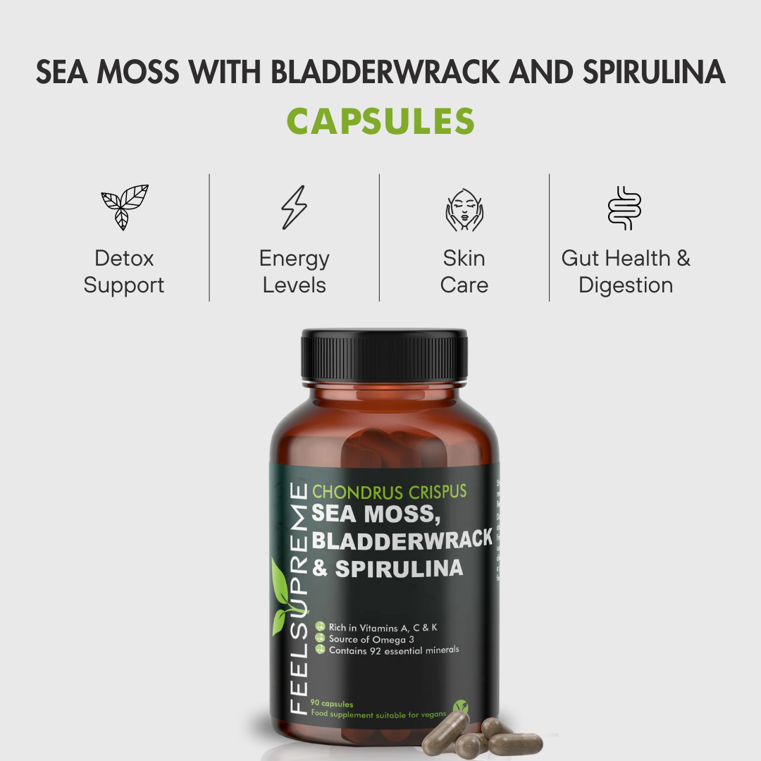 Sea Moss with Bladderwrack and Spirulina