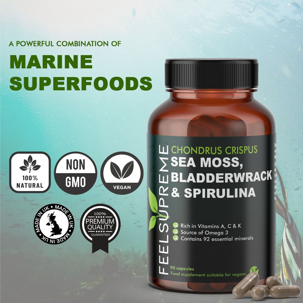 Sea Moss with Bladderwrack and Spirulina