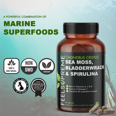 Sea Moss with Bladderwrack and Spirulina