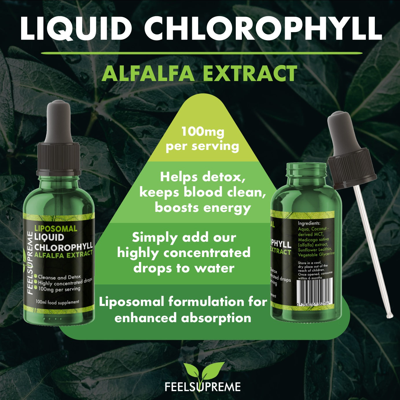 Liposomal Liquid Chlorophyll Drops